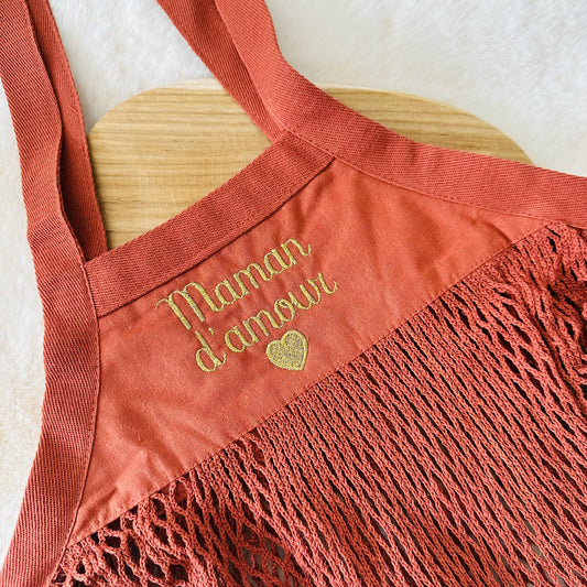 Sac filet, maman d'amour