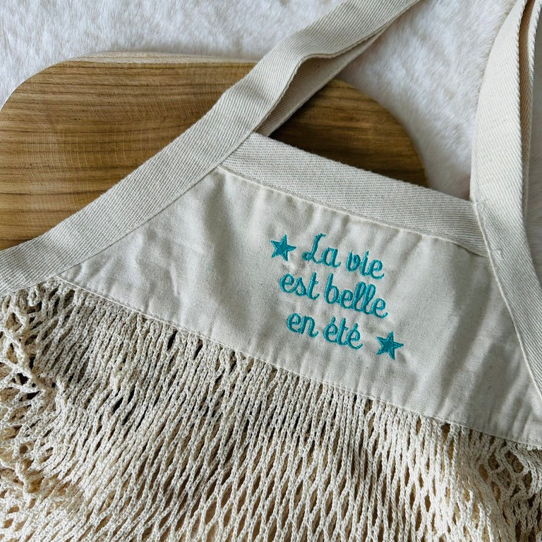 Sac filet, la vie est belle en été