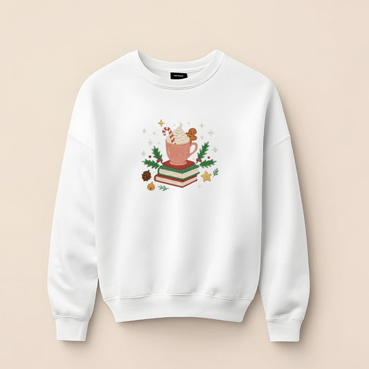 Sweat brodé, Mug de noël