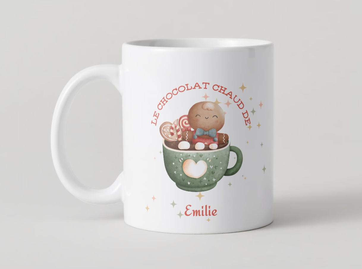 Mug, Chocolat chaud personnalisé