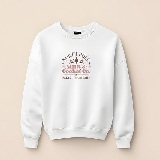 Sweat brodé, Milk and cookie