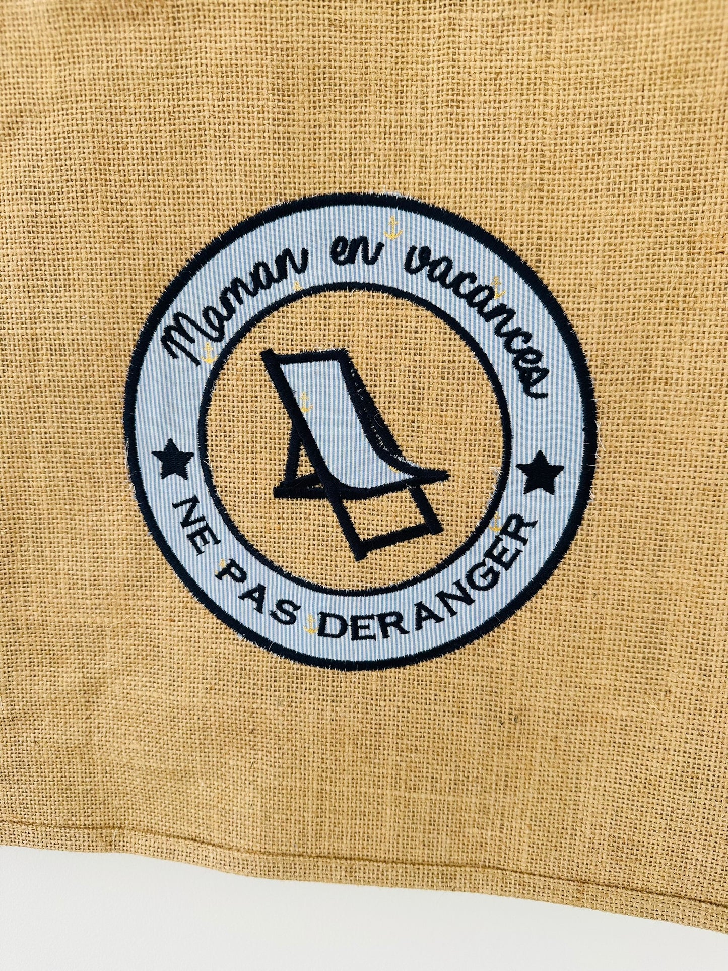 Sac cabas, maman en vacances