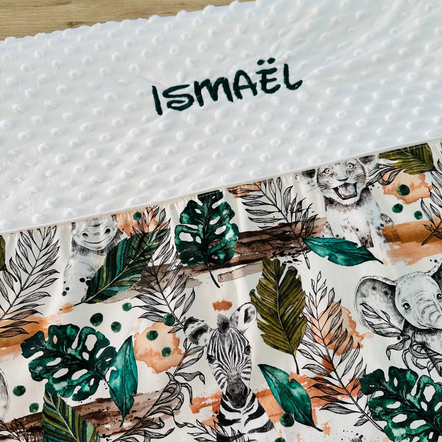 Couverture hiver, personnalisée