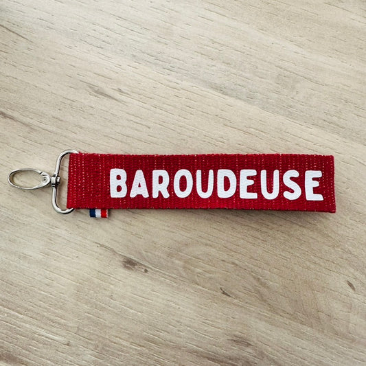 Porte clés, Baroudeuse