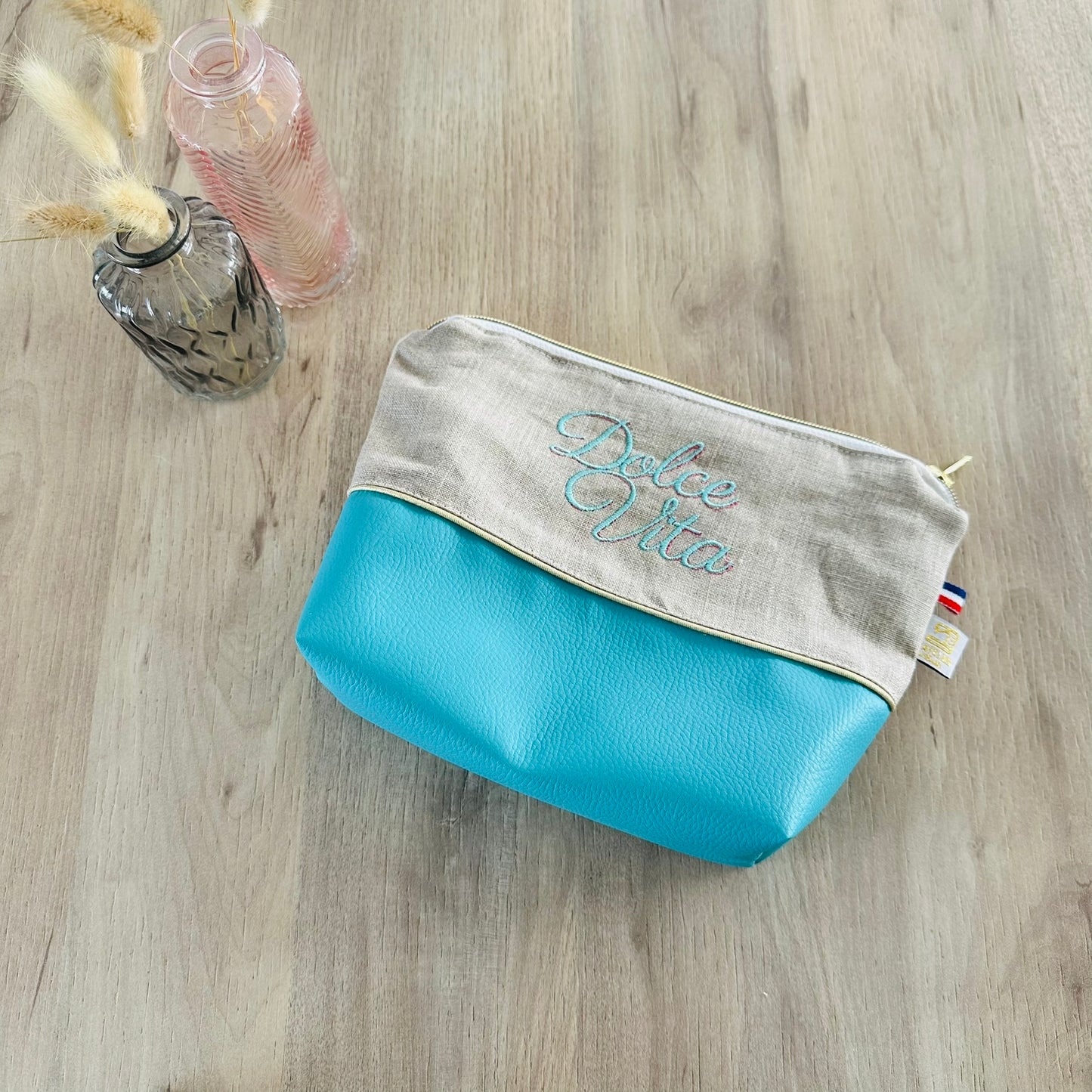 Trousse brodée, Dolce Vita