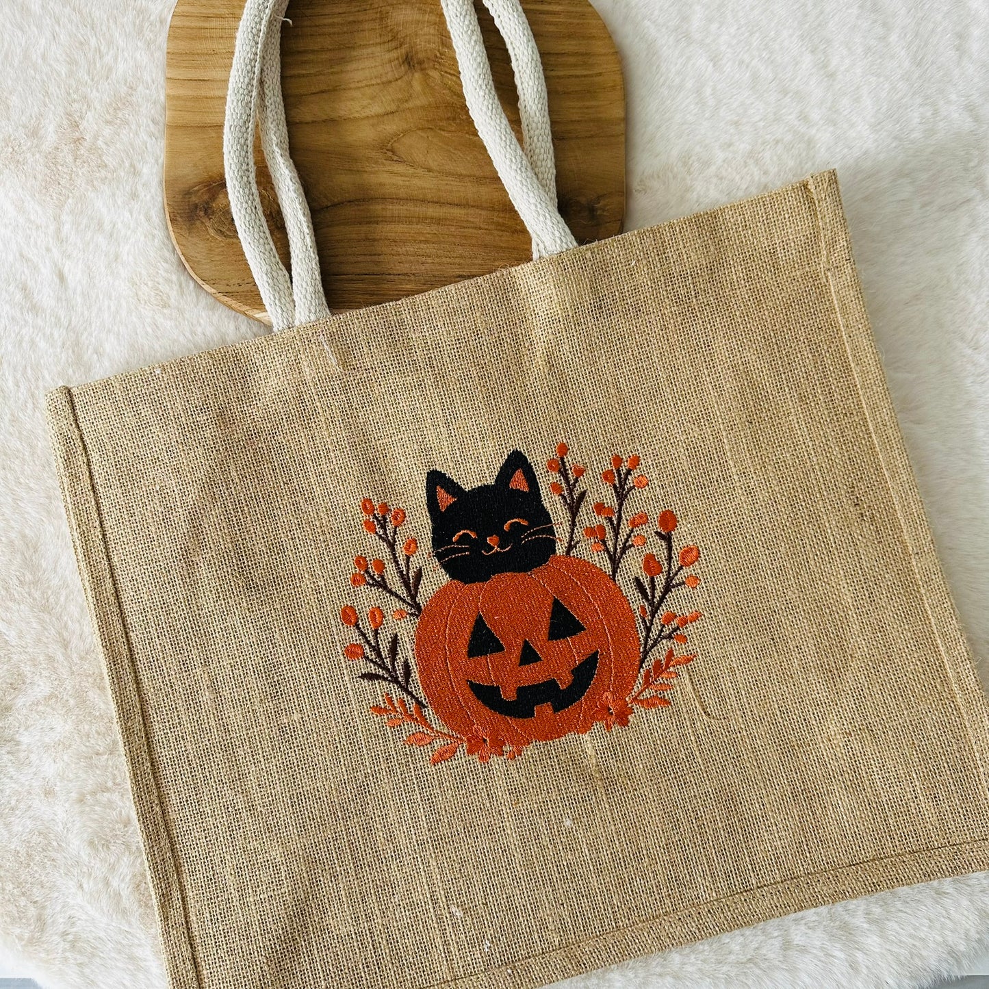 Sac cabas, Chat citrouille