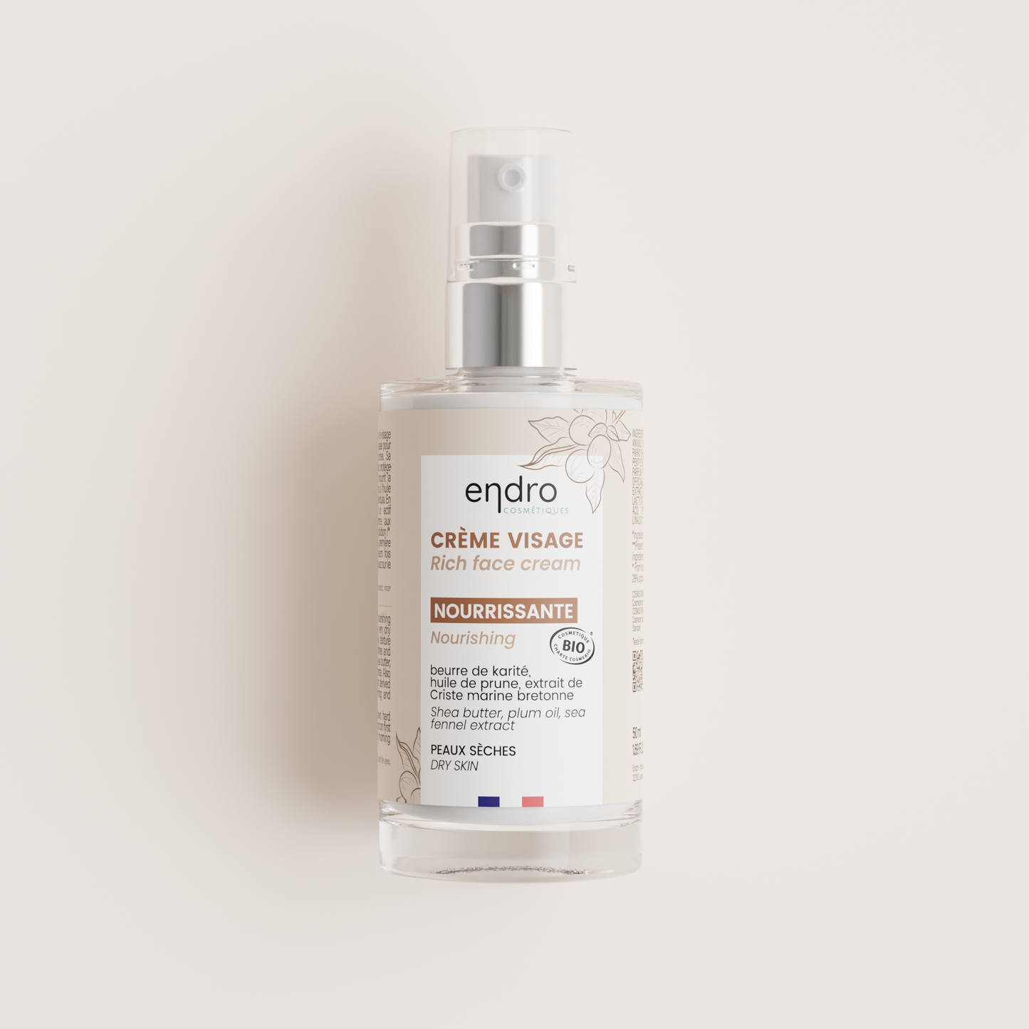 Crème visage nourrissante, Endro