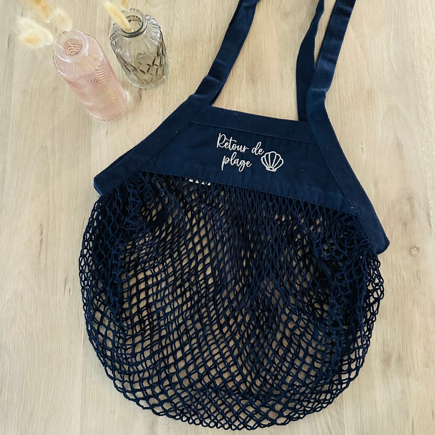 Sac filet, retour de plage