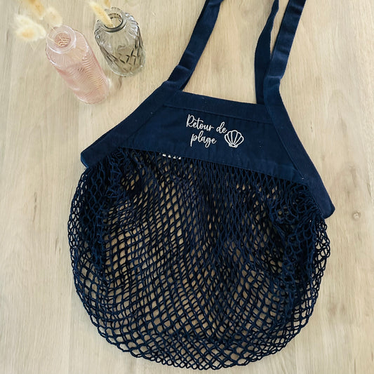 Sac filet, retour de plage