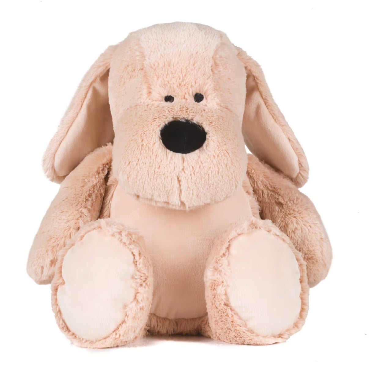 Chien, peluche brodée et personnalisée