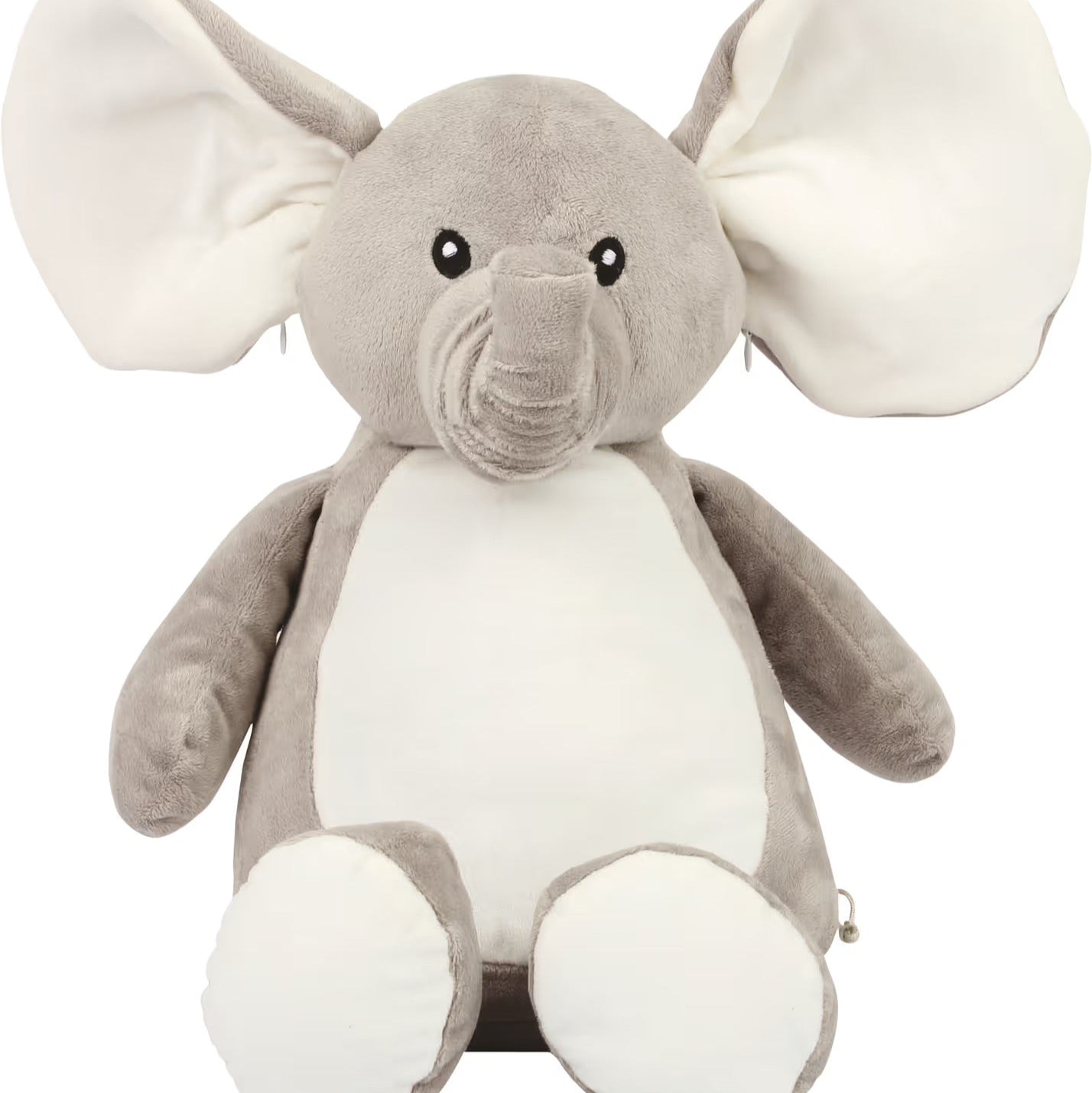 Eléphant, peluche brodée et personnalisée