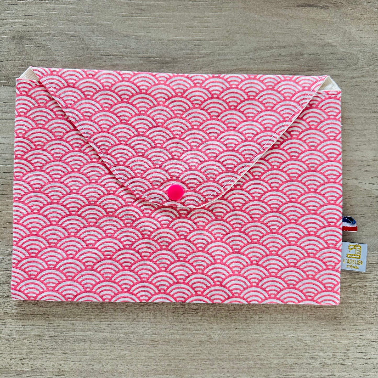 Pochette à livre, Sushi rose