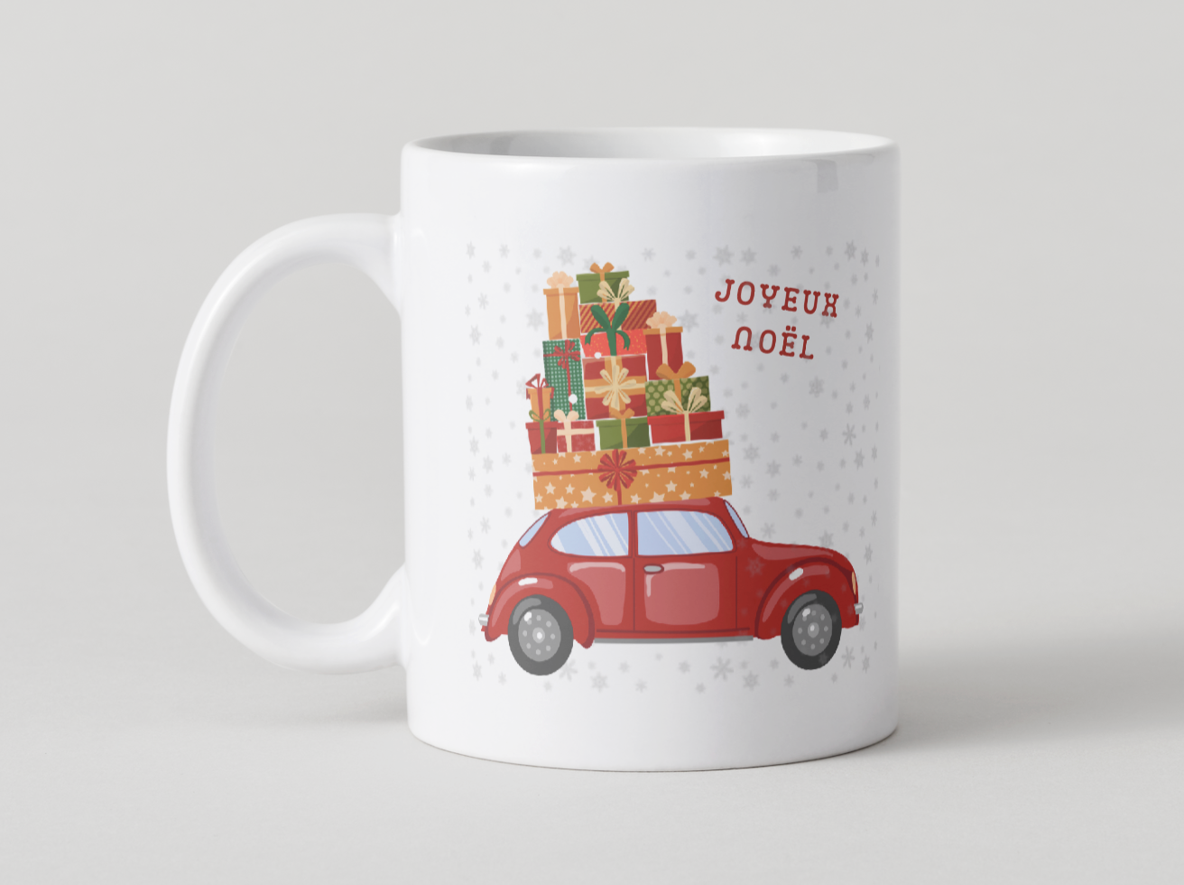 Mug, Voiture de noël