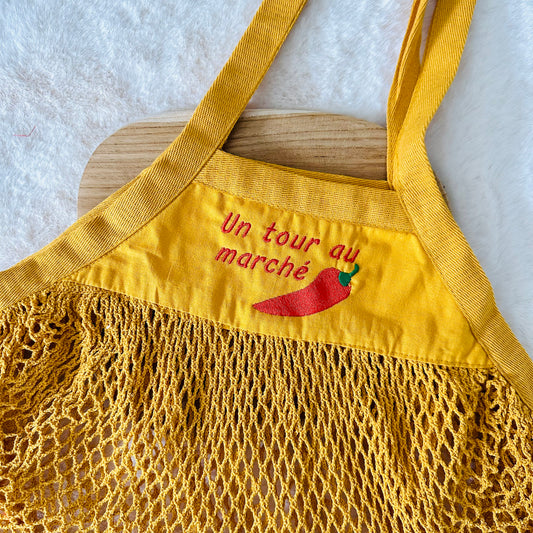 Sac filet, Un tour au marché