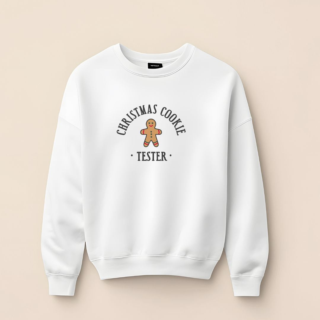 Sweat brodé, Christmas cookie tester