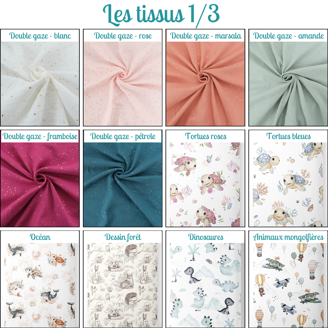 Bavoir bébé personnalisable