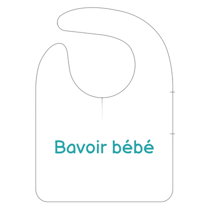 Bavoir bébé personnalisable