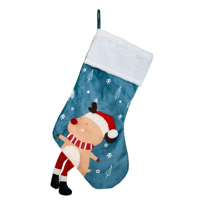Botte de noël personnalisée - petit renne
