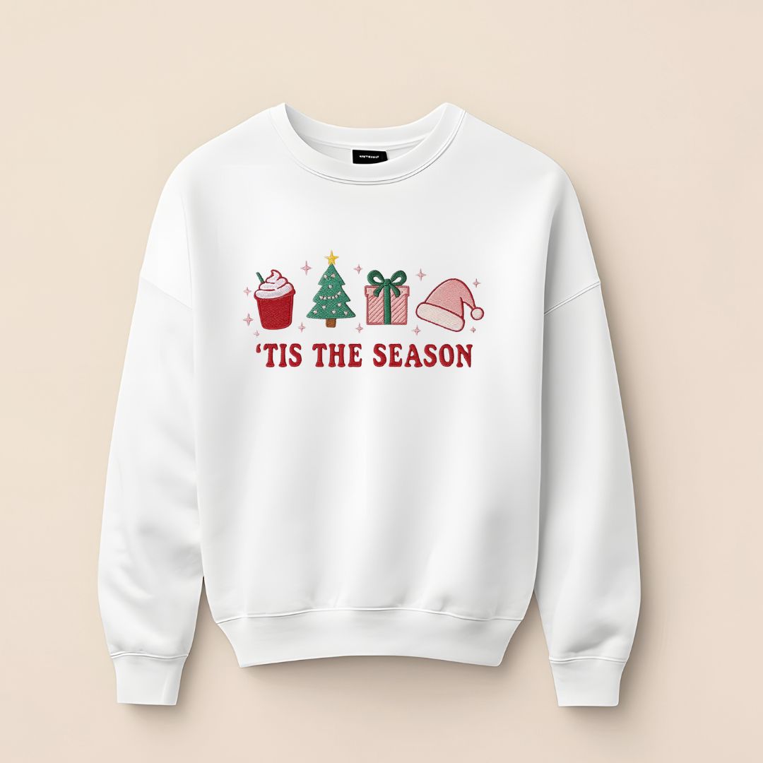 Sweat brodé, Tis the season