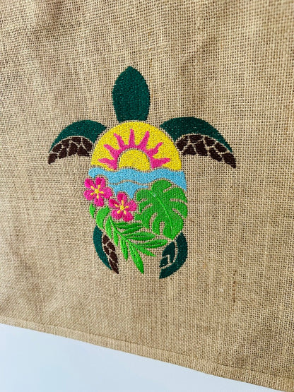 Sac cabas, tortue