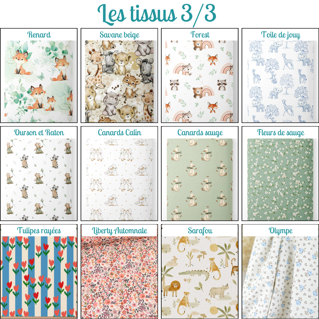 Couverture été, personnalisée