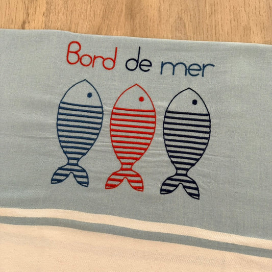 Fouta brodée, Poissons