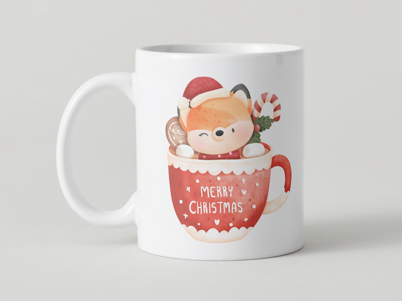 Mug, Renard de Noël