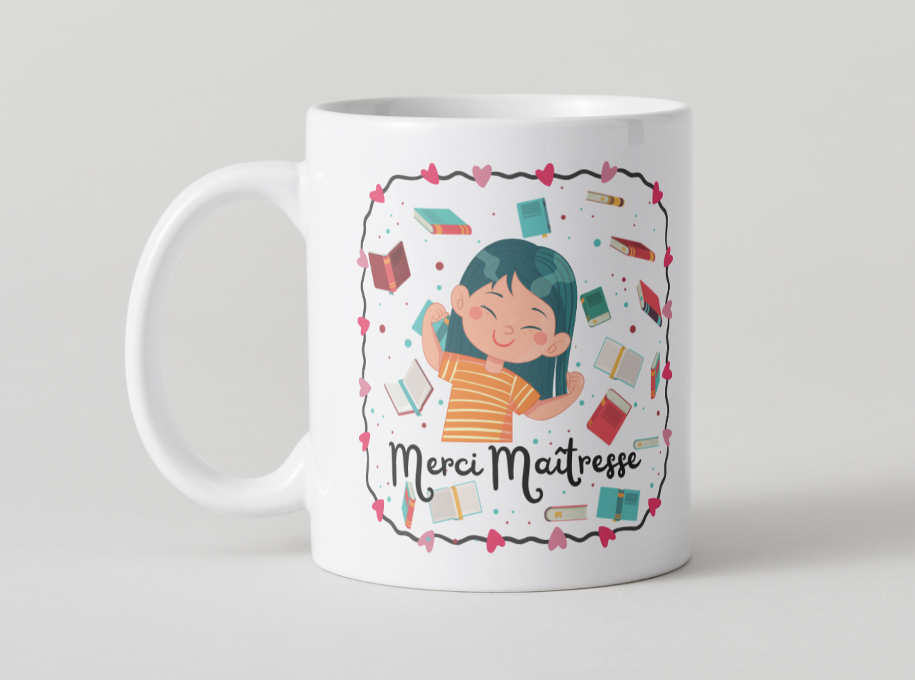 Mug, Merci Maîtresse, petite fille