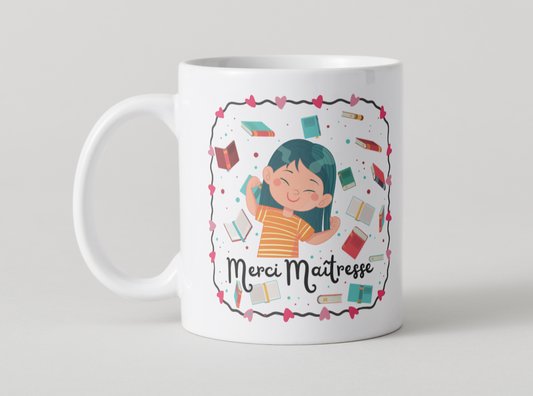 Mug, Merci Maîtresse, petite fille