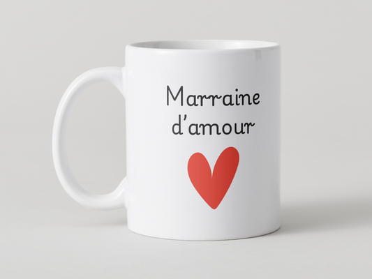 Mug, marraine d'amour