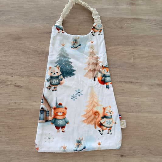 Bavoir maternelle, patinage