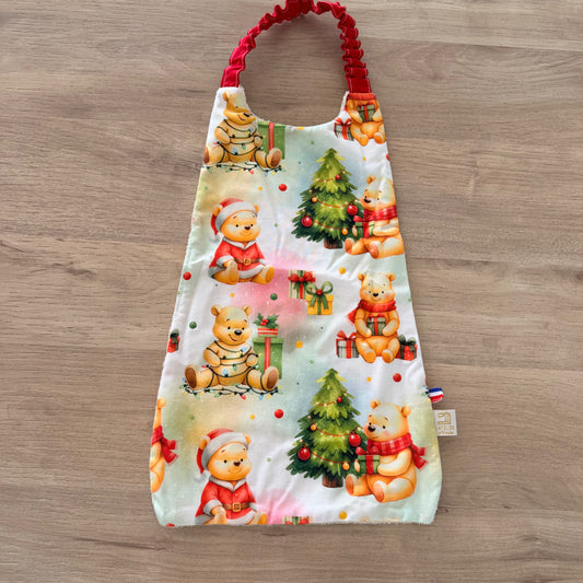 Bavoir maternelle, ourson et noël
