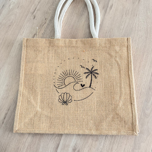 Sac cabas, Plage
