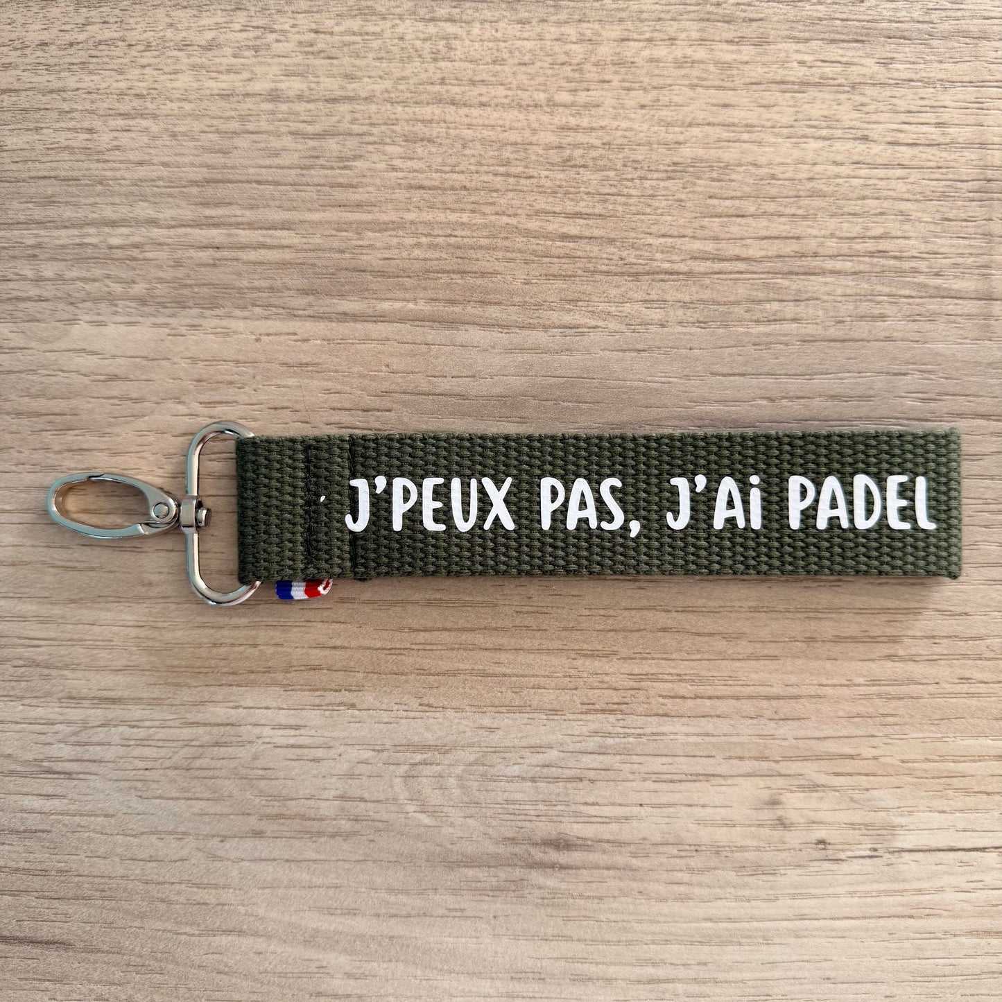 Porte clés, J'peux pas j'ai Padel