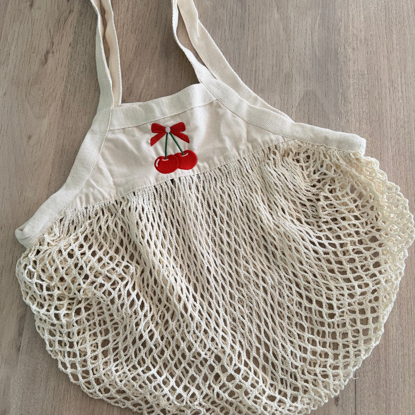 Sac filet, Cerises