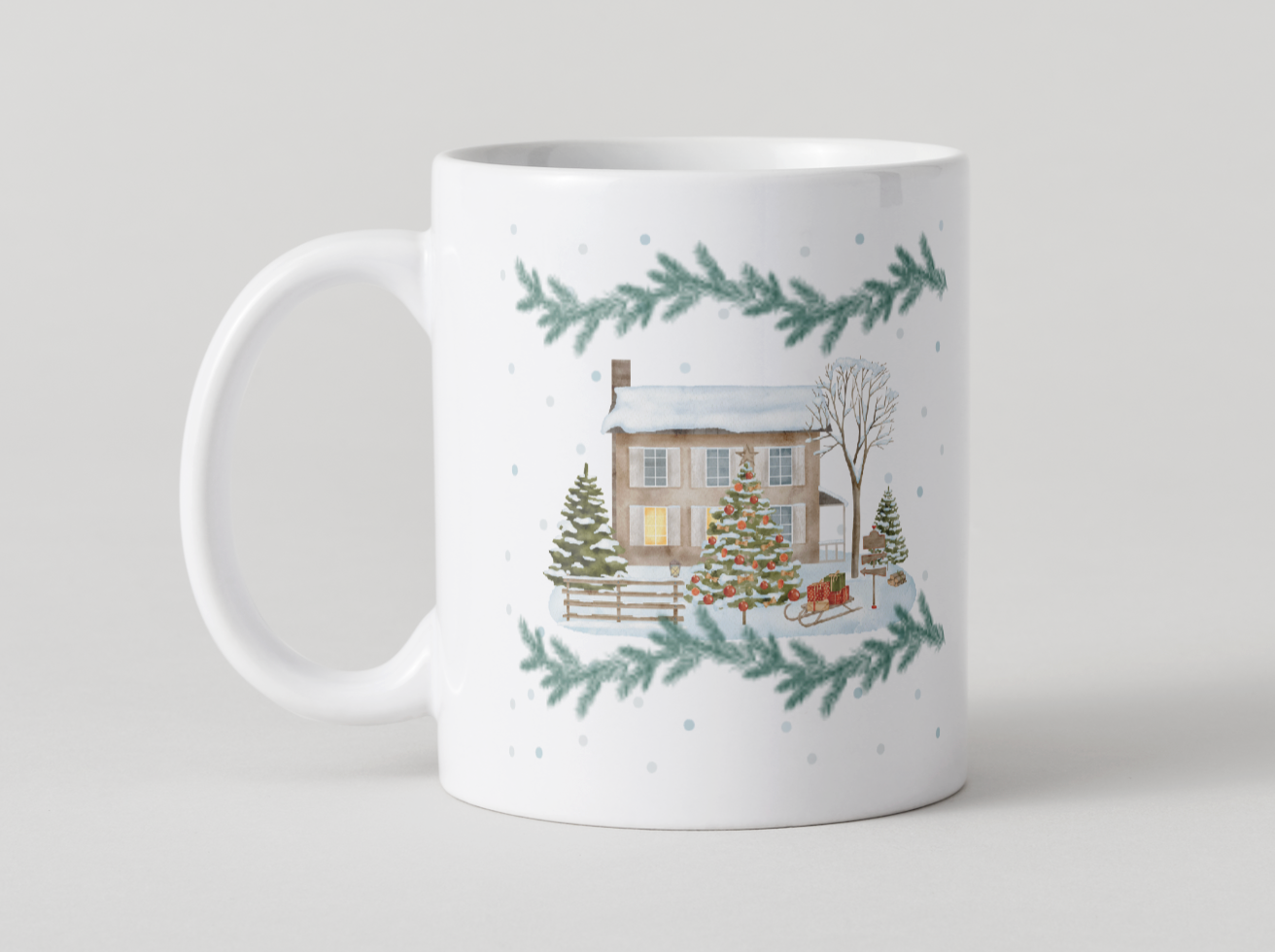 Mug, Maison d'hiver