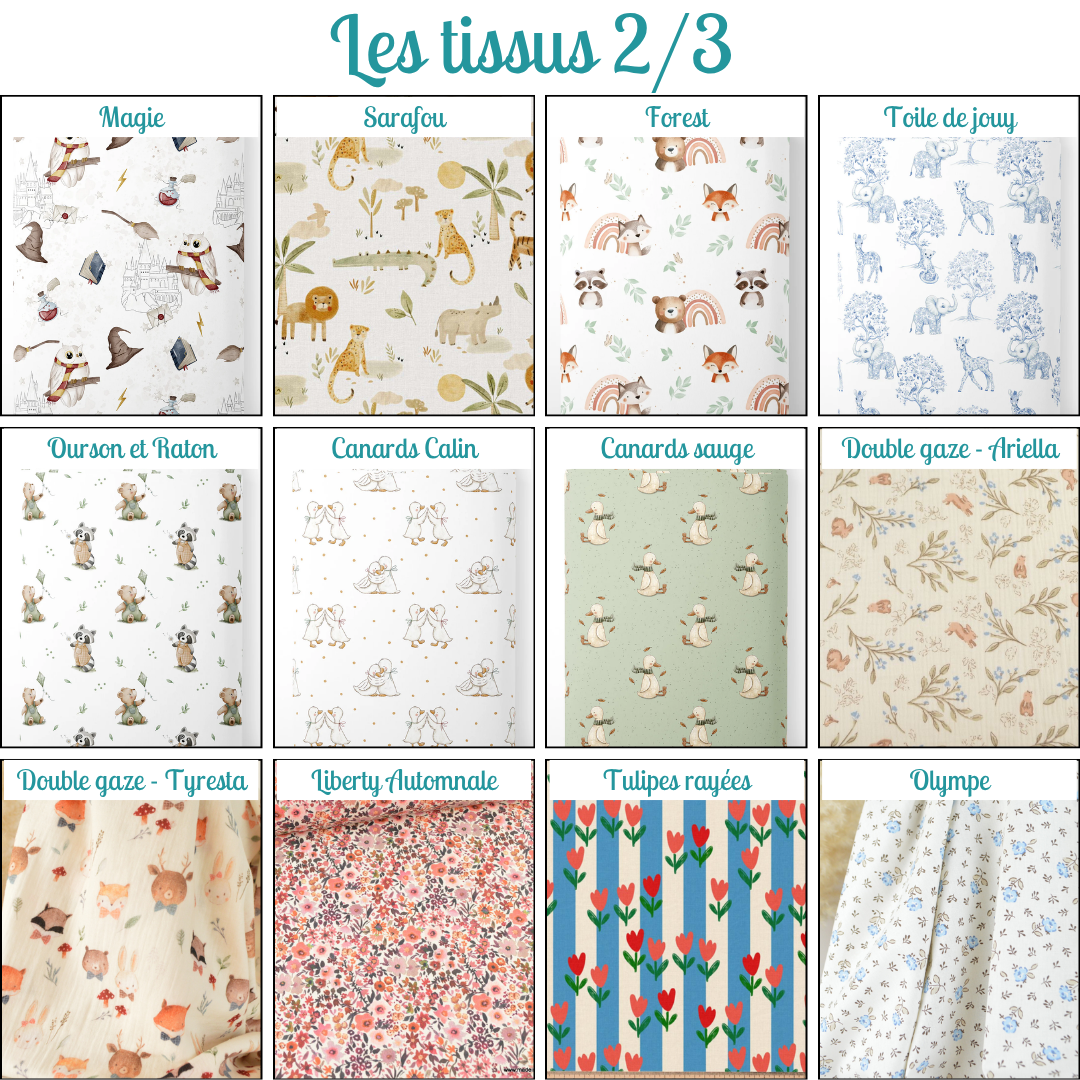 Bavoir maternelle personnalisable