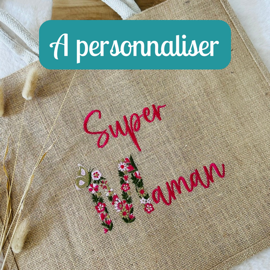 Sac cabas, Fleuris à personnaliser