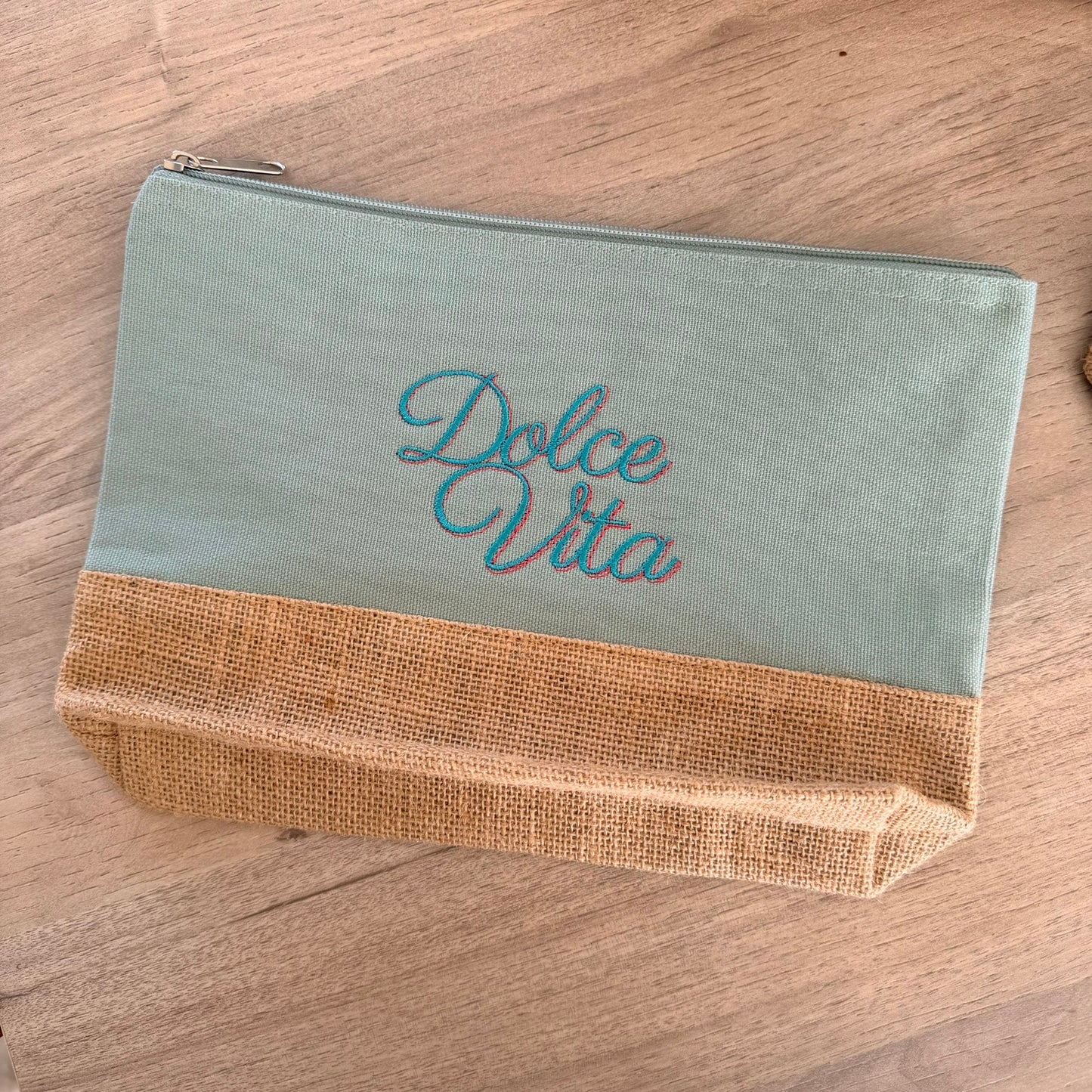 Trousse brodée, Dolce Vita