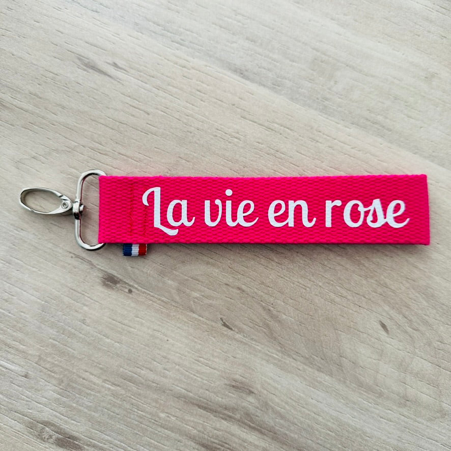 Porte clés, La vie en rose