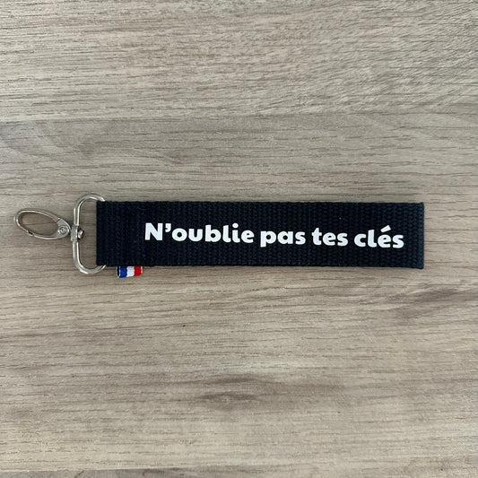 Porte clés, N'oublie pas tes clés