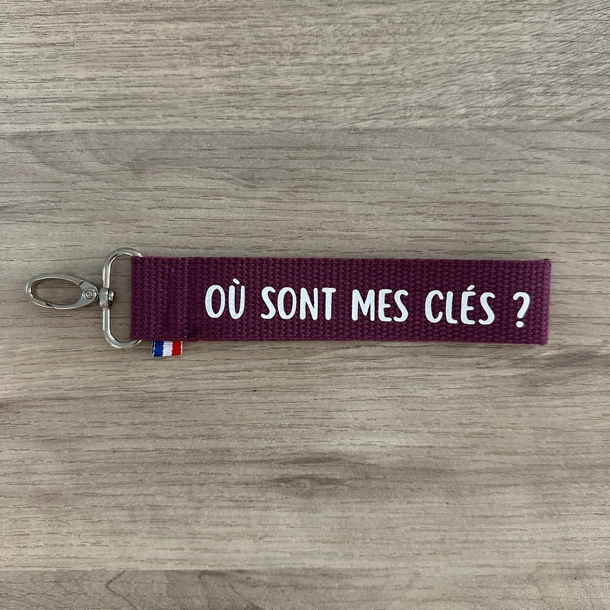 Porte clés, où sont mes clés ?