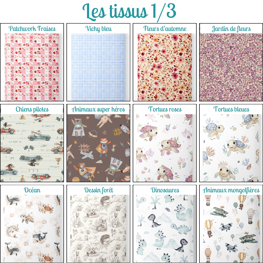 Bavoir maternelle personnalisable