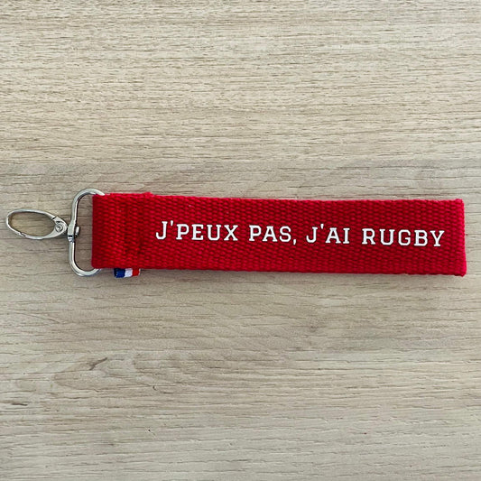 Porte clés, J'peux pas j'ai rugby